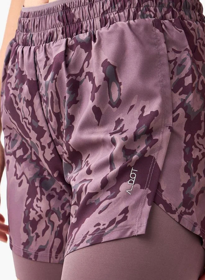 Splash Active  Women Soft Touch Running Shorts with Liner for Women | Best Price UAE